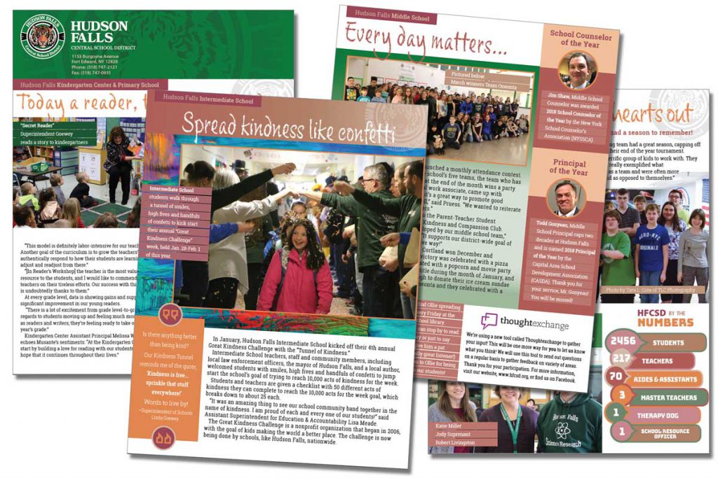 Hudson Falls School District newsletter