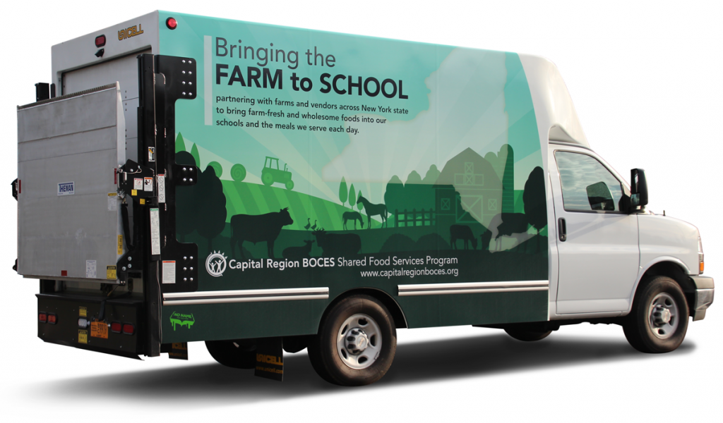 Capital Region BOCES truck graphics
